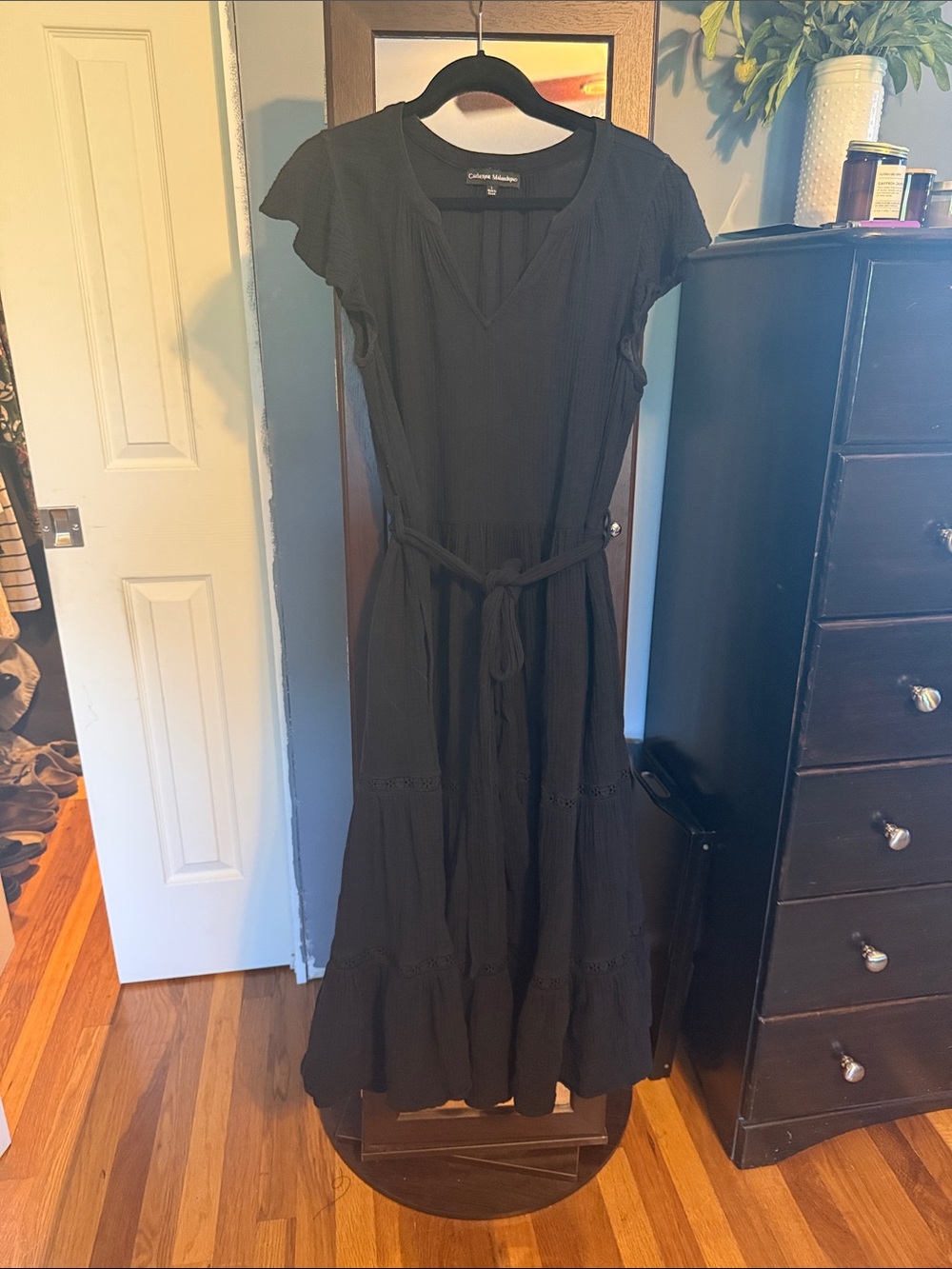 Catherine Malandrino tiered Maxi dress
